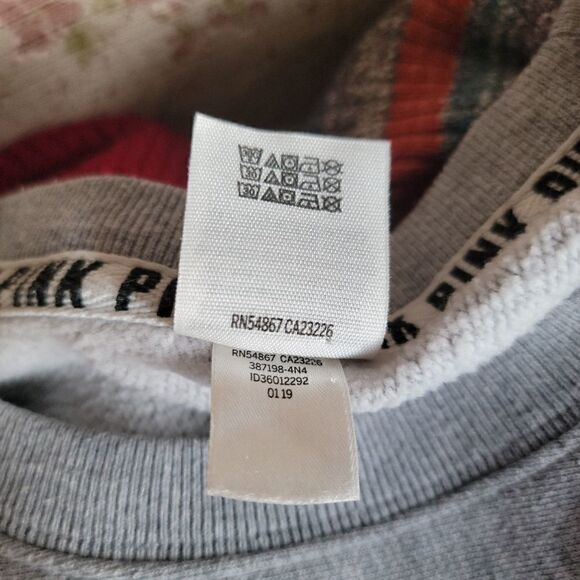 PINK Varsity Style Sweatshirt Size M. - Picture 8 of 8